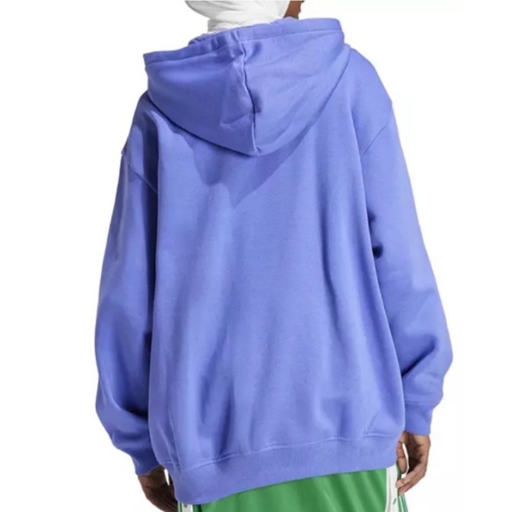Adidas 27" PTP Sz S Originals Essentials Oversized Fleece Hoodie MSRP $70 - Picture 3 of 5